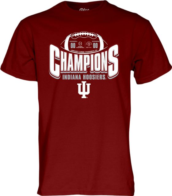 Indiana University Hoosiers Football 2026 Rose Bowl Champions Short Sleeve T-Shirt