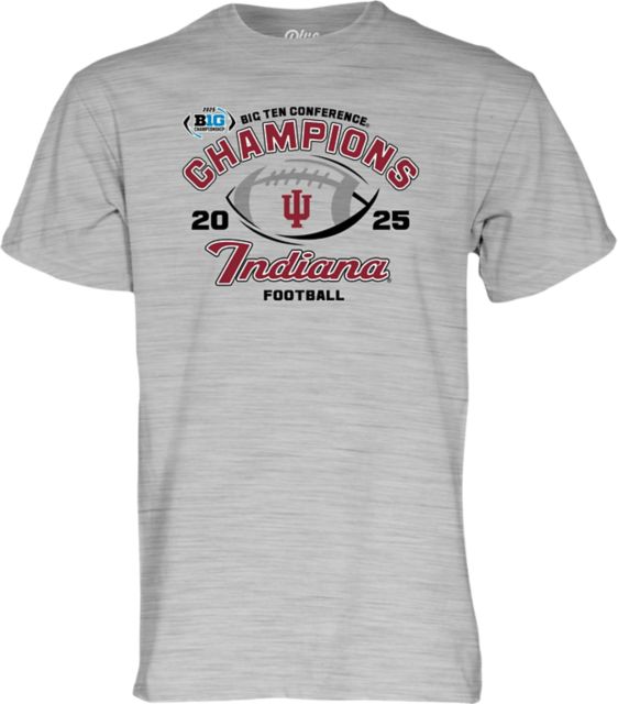 Indiana University Hoosiers Football 2025 Big 10 Champions Short Sleeve T-Shirt