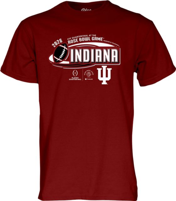 Indiana University Hoosiers Football 2025 Rose Bowl Short Sleeve T-Shirt