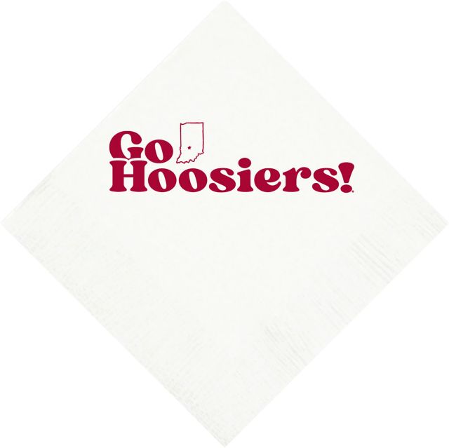 Indiana University Hoosiers 3 Ply Cocktail Napkins