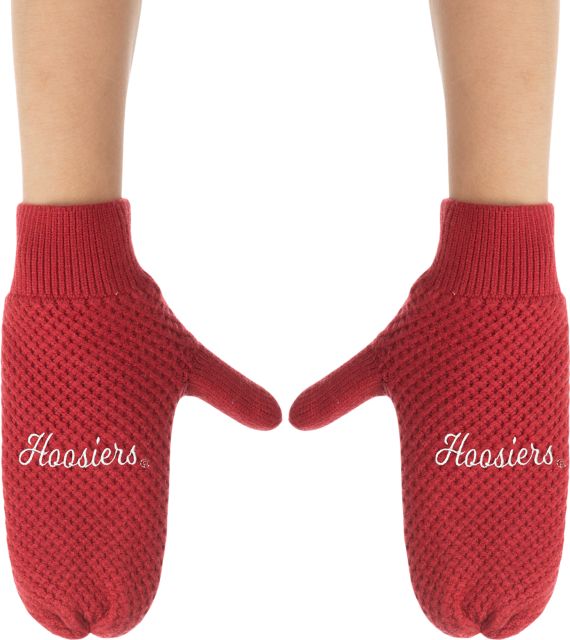 Indiana University Hoosiers Knit Fashion Mittens