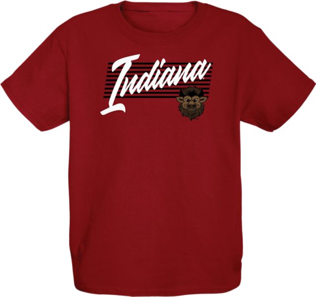 Indiana University Hoosiers Hoosier the Bison Youth Short Sleeve T-Shirt