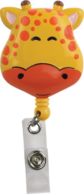 DELUXE RETRACTEZE ID HOLDER IN POLY BAG-GIRAFFE