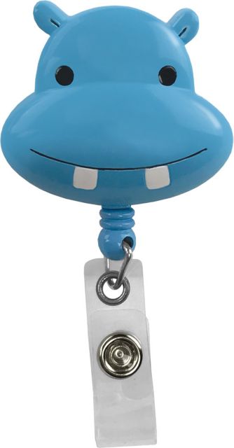 DELUXE RETRACTEZE ID HOLDER IN POLY BAG-HIPPO