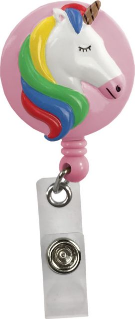 DELUXE RETRACTEZE ID HOLDER IN POLY BAG-UNICORN