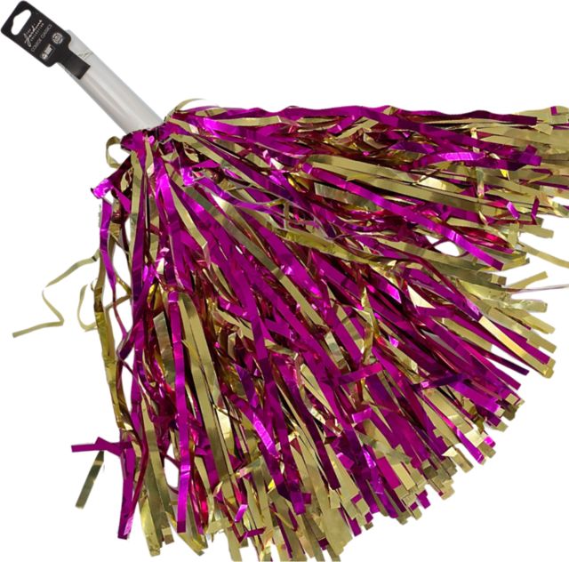 University of Montevallo Short Stick Shimmer Pom
