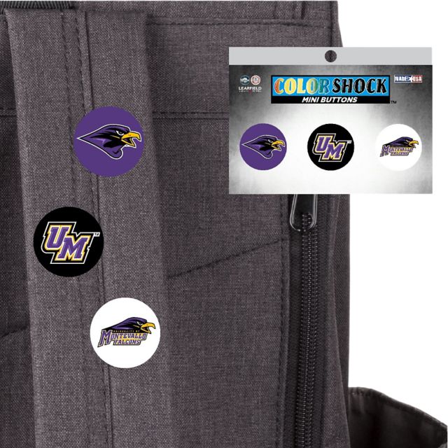 University of Montevallo Falcons Mini Button 3 Pack