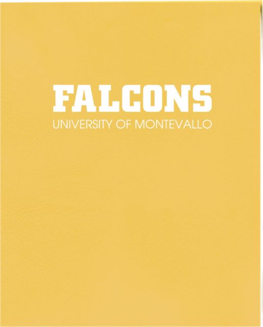 University of Montevallo 2 Pocket Leatherette Folder