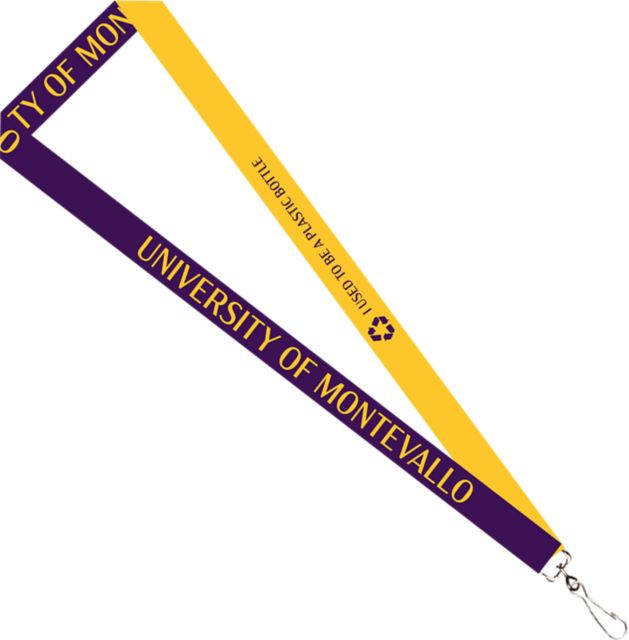 University of Montevallo Recycled Lanyard