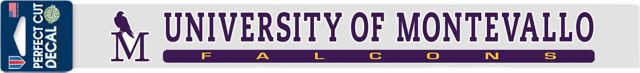 University of Montevallo 3 x 10 Perfect Cut Decal