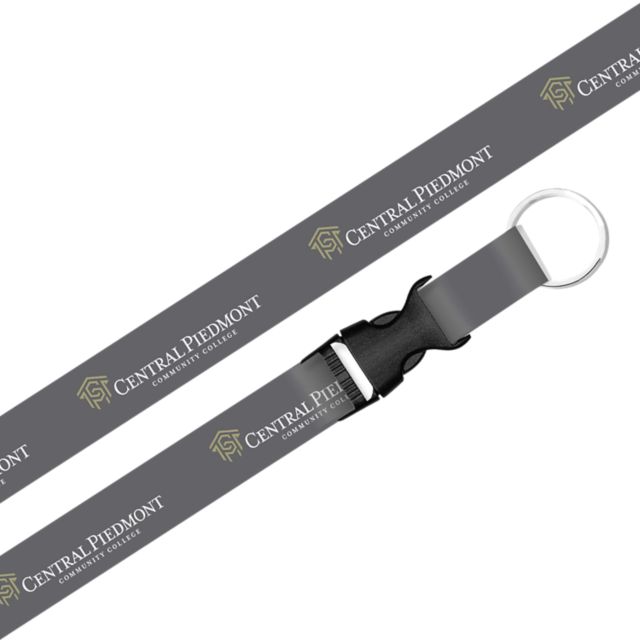 Central Piedmont Community College Lanyard with Buckle