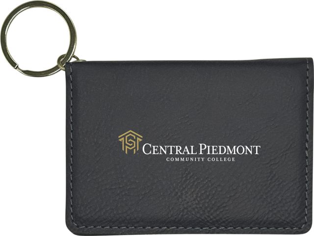 Central Piedmont Community College Leather ID Holder