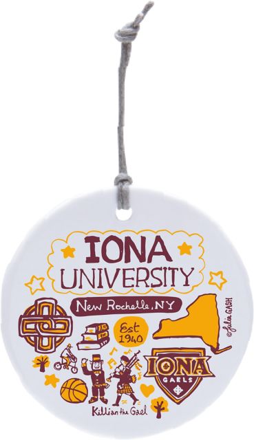 Iona University Ornament