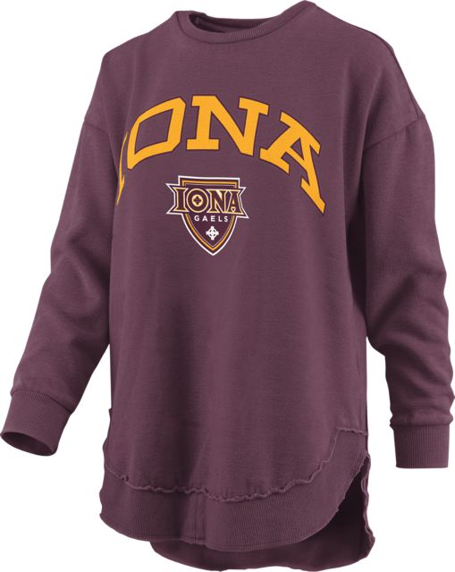 Iona University Women's Fleece Poncho