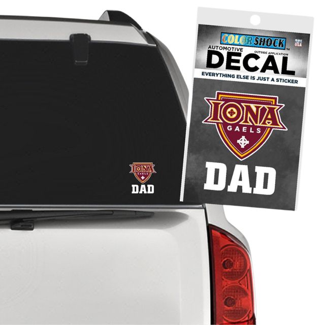 Iona University Gaels Dad Decal