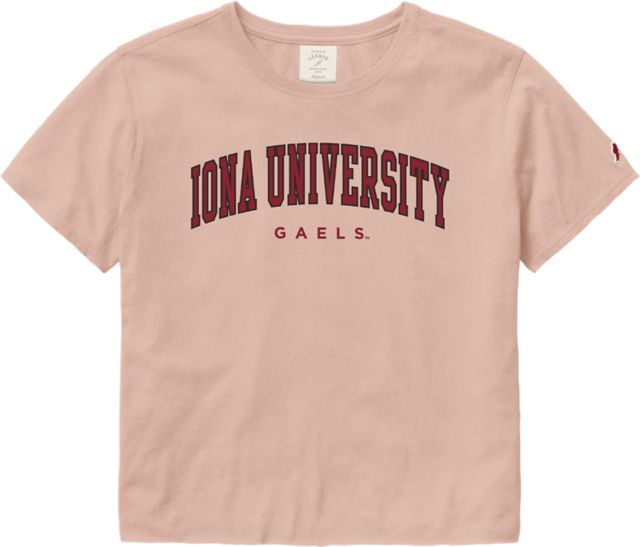 Iona University Women's Crop Short Sleeve T-Shirt