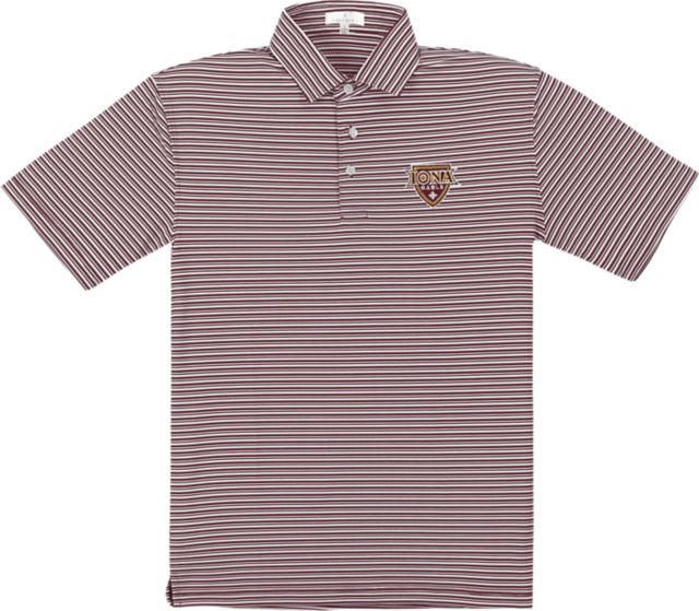 Iona University Performance Stripe Polo