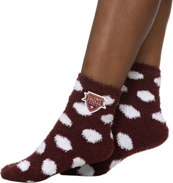 Iona University Women's Plush Socks