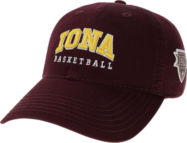 Iona University Basketball Adjustable Relaxed Twill Hat