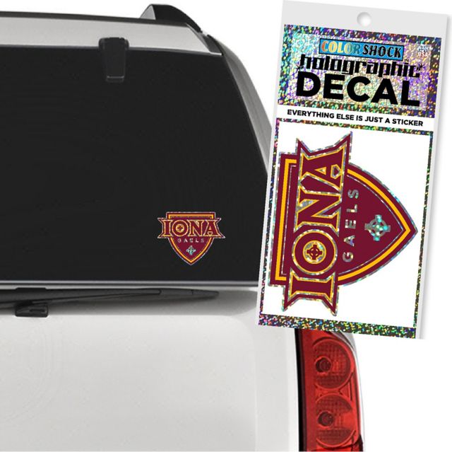 Iona University Gaels Hologram Decal
