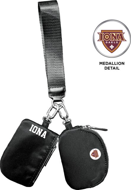 Iona University Oversized Key Strap Coin Purse