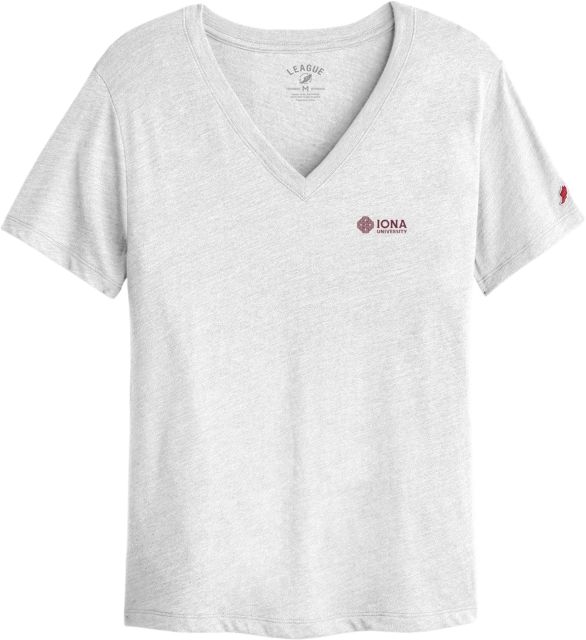 Iona University Women's V-Neck Short Sleeve T-Shirt