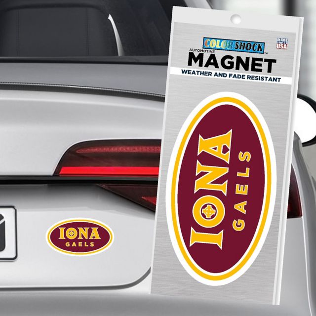 Iona University 4'' x 4'' Magnet