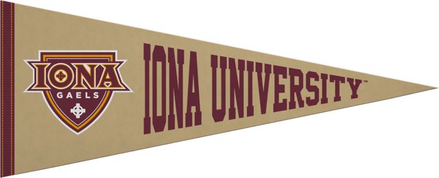 Iona University 12"X30" Full Color Pennant