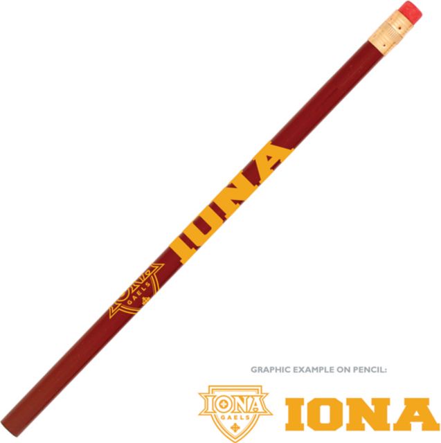Iona University #2 Pencil 10 Count