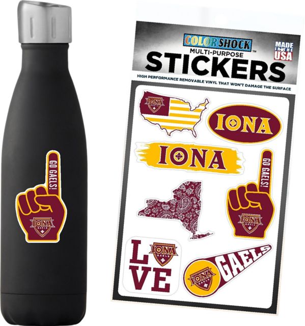 Iona University 7.5'' x 7.5'' Sticker Sheet