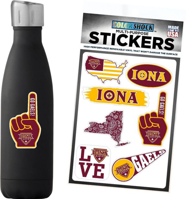 Iona University 7.5'' x 7.5'' Sticker Sheet