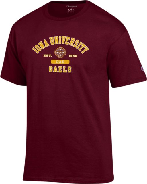 Iona University Gaels Dad Short Sleeve T-Shirt