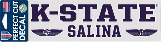 Kansas State University Salina Aerospace and Technology 3'' x 10'' Perfect Cut Decal
