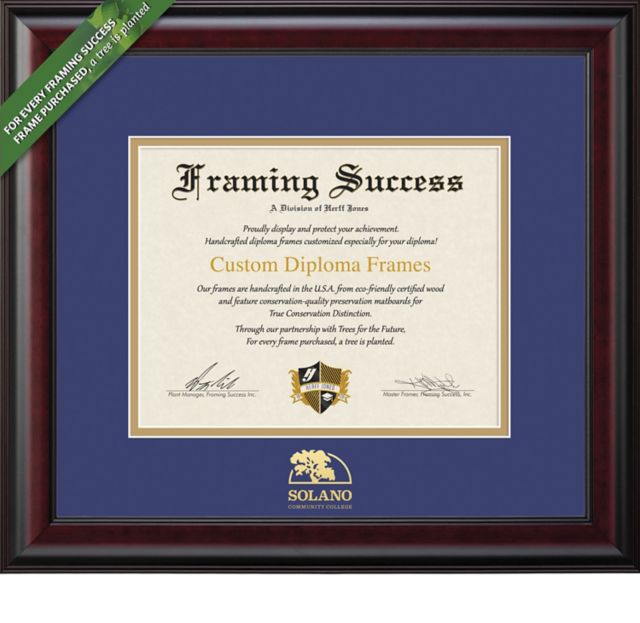 Solano Community College 8'' x 10'' Classic Diploma Frame