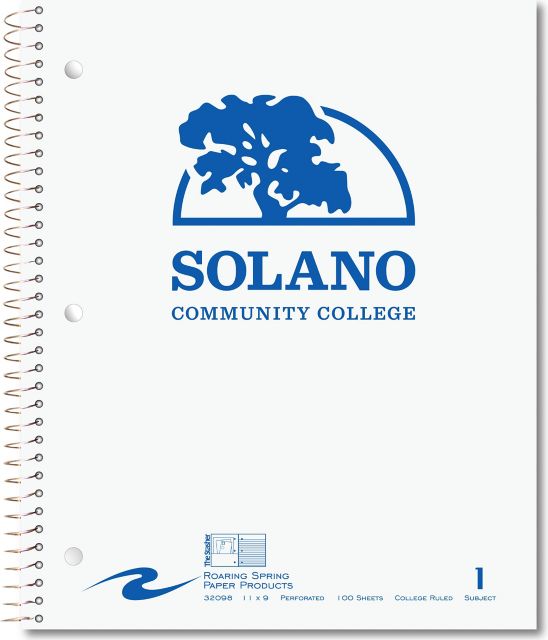 Solano Community College Notebook 100-Sheet