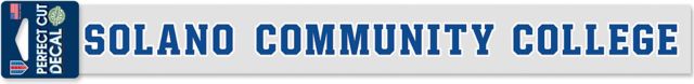 Solano Community College 2'' x 17'' Perfect Cut Decal