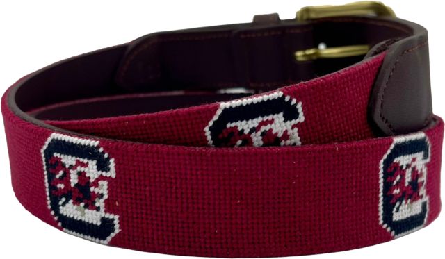 University of South Carolina Needlepoint Belt