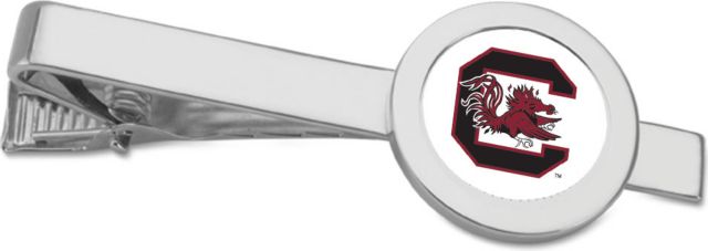 CSI Silver Tie Bar With Colored Medallian - ONLINE ONLY