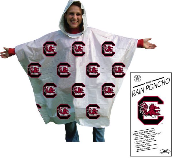 South Carolina Gamecocks Rain Poncho