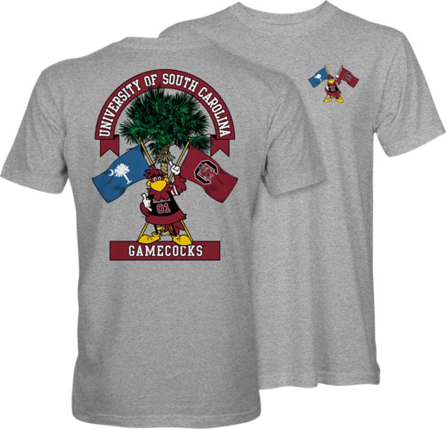University of South Carolina Gamecocks Crossed Flags Short Sleeve T-Shirt