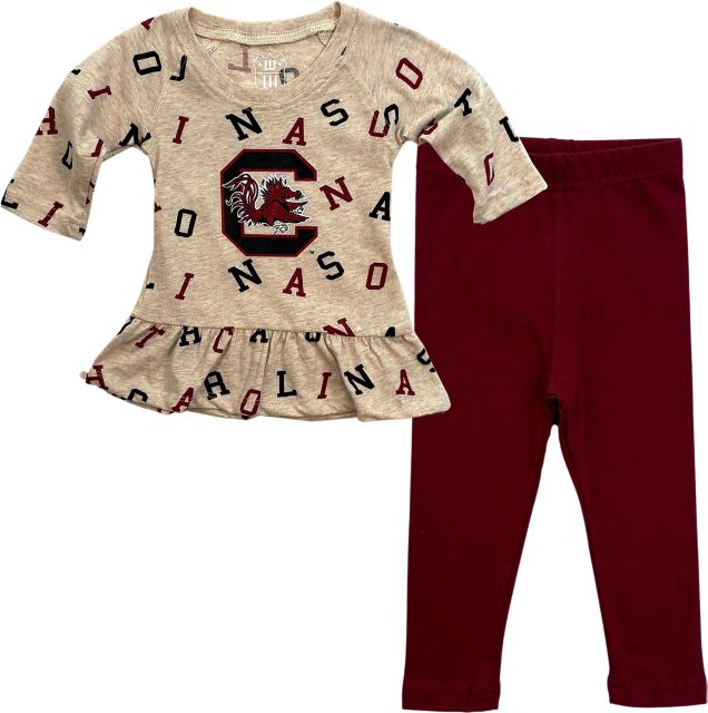 University of South Carolina Gamecocks Infant Print Set