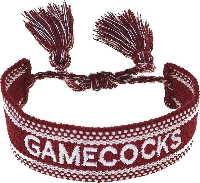 University of South Carolina Woven Tassel Bracelet