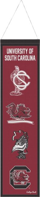 University of South Carolina 8 x 32 Wool Banner