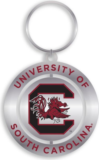 University of South Carolina Spinner Key Tag