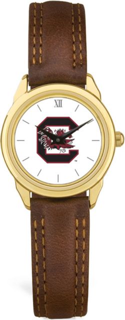 CSI Withomens Browithn Leather Withatch With Colored Medallion - ONLINE ONLY