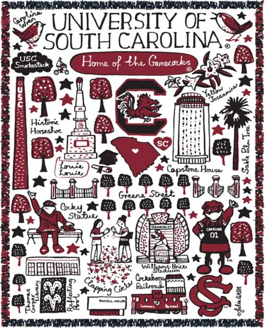 University of South Carolina Tapestry Blanket