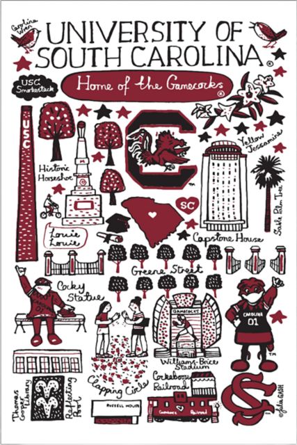 University of South Carolina 12x18 Poster