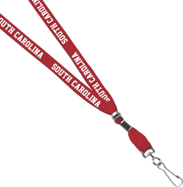 University of South Carolina 3/8'' J Hook Lanyard