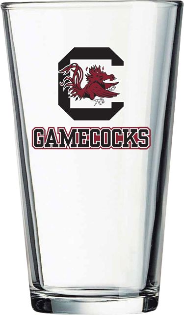University of South Carolina 16 oz. Glass