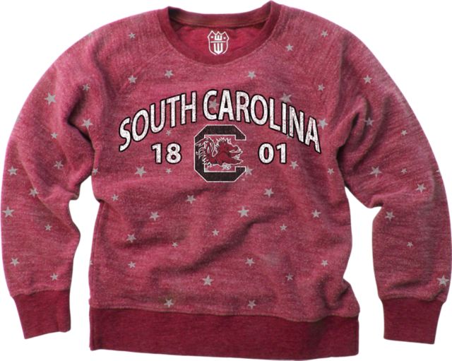 University of South Carolina Girl's Star Crewneck
